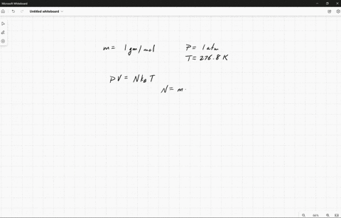 a-gas-obeys-the-ideal-gas-equation-of-state-p-v-n-k-t-where-n-n-na-is-the-number-of-molecules-in-the-volume-v-at-pressure-p-and-temperature-t-and-n-is-the-number-of-gm-moles-of-the-gas-calcu-80332