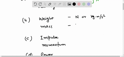 which-two-quantities-can-be-expressed-using-the-same-units-a-acceleration-and-velocity-b-weight-and-mass-c-impulse-and-momentum-d-power-and-force-80936