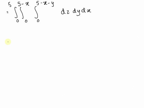 find-the-volume-of-the-tetrahedron-bounded-by-the-planes-xyz-5-x0-y0-z0-as-shown-in-figure-below-by-using-summation-in-three-directions-method-and-multiple-integrals-dxy-42268