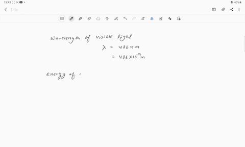 What is the energy in joules of a mole of photons associated...