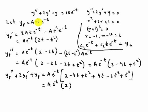 find-the-general-solution-of-the-differential-equation-y-2y-y-10e-t-note-use-c1-c2-for-the-constants-of-integration_-yt-19406