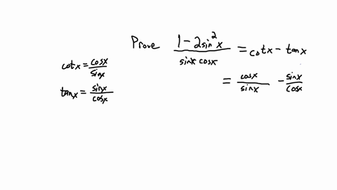 prove-1-2sin2xsinxcosxcotx-tanx