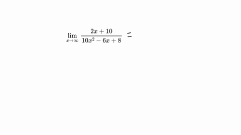 lim-_x-rightarrow-infty-frac2-x1010-x2-6-x8