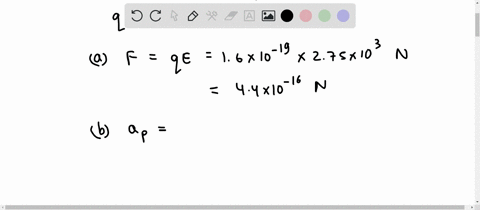 la-a-proton-is-placed-in-a-uniform-electric-field-of-275-times-103-mathrmn-mathrmc-calculate-a-the-m-48337