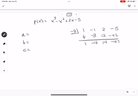 point-let-px-x-x2-2x-5-p-3-can-be-computed-via-synthetic-division-by-filling-in-for-the-letters-through-g-in-the-table-where-moreover-p-3-and-px-can-be-written-as-px-x-346-r-where-9x-quadrat-59663