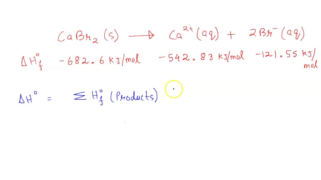 SOLVED: What is the standard molar heat of solution for the aqueous ...