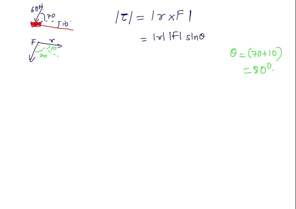 SOLVED A bicycle pedal is pushed by a foot with a 60N force as shown. The shaft of the pedal