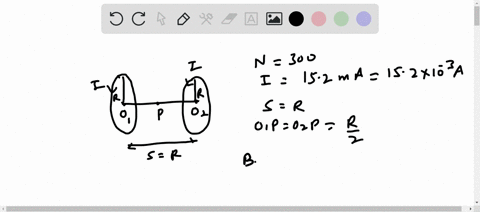below-figure-shows-an-arrangement-known-as-a-helmholtz-coil-it-consists-of-two-circular-coaxial-coils-each-of-300-turns-and-radius-r-350-cm-separated-by-distance-s-r-the-two-coils-carry-equa-47144