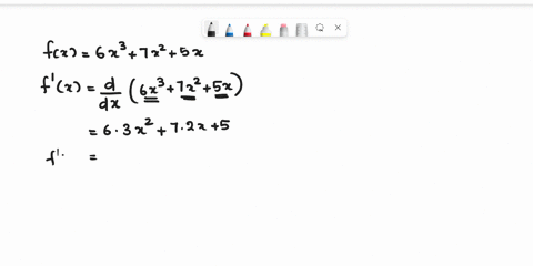 find-f-x-f-x-and-f3x-for-the-following-function-fx-6x3-7x2-5x-f-x-f-x-3x-20003