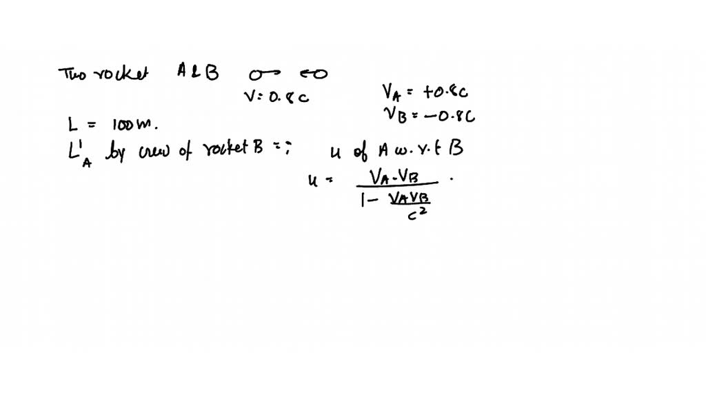 SOLVED: A cubic box with the rest side-length of 1 meter is placed in a ...