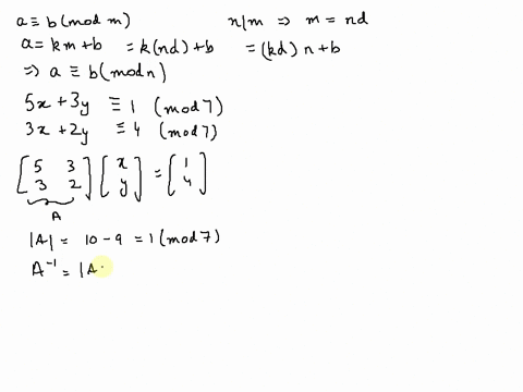 points-q5-prove-that-i-fa-b-mod-m-and-nlm-then-a-b-mod-n-points-q6-find-the-solutions-of-each-of-the-following-systems-of-congruences-sx-3y-1-mod-7-3x-2y-4-mod-7-59476