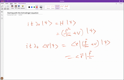 starting-with-the-schr-odinger-equation-in-dirac-notation-ih-d-dtti-hti-derive-a-second-order-differential-equation-in-terms-of-r-t-hrti-where-the-hamiltonian-has-the-form-h-1-2m-p-2-v-r