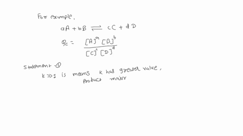 which-of-the-following-statements-is-true-about-chemical-equilibrium-group-of-answer-choices-when-k-1-the-reaction-will-have-about-equal-concentrations-of-reactants-and-products-at-equilibri-38982
