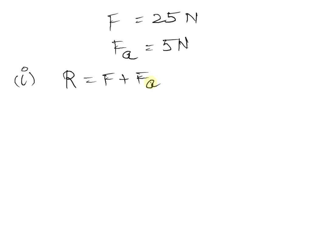 SOLVED kite is flying with a force of 25 Newton while their exerts a
