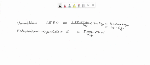 what-are-the-oral-ld50-values-for-rats-and-extrapolated-ld50-for-70-kg-humans-for-vanillin-potassium-cyanide-glucose-and-acetaminophen-23146
