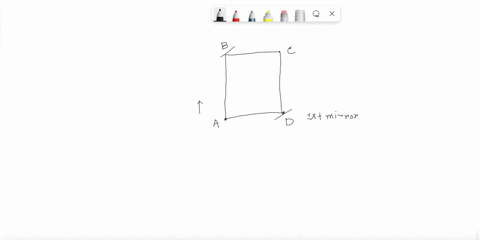 second-mirror-mirror-invention-you-stand-at-corner-meter-square-abcd-drewn-on-the-floor-facing-corner-b-flat-mirror-at-corner-d-reflects-an-image-of-you-from-d-to-2d-flat-mirror-at-b-which-i-11336