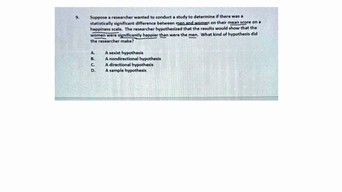 suppose-researcher-wanted-to-conduct-a-study-to-determine-if-there-was-a-statistically-significant-difference-between-men-and-women-on-their-mean-score-on-a-happiness-scale-the-researcher-hy-63054
