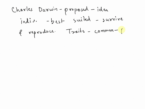 charles-darwin-proposed-the-idea-that-those-individuals-best-suited-to-their-environment-will-survive-and-reproduce-and-their-traits-will-become-more-common-in-a-population-he-called-this-id-85366