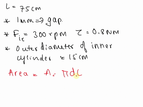 the-viscosity-of-a-fluid-is-to-be-measured-by-a-viscometer-constructed-of-two-75cm-long-concentric-cylinders-the-outer-diameter-of-the-inner-cylinder-is-15cm-and-the-gap-between-the-two-cyli-97015