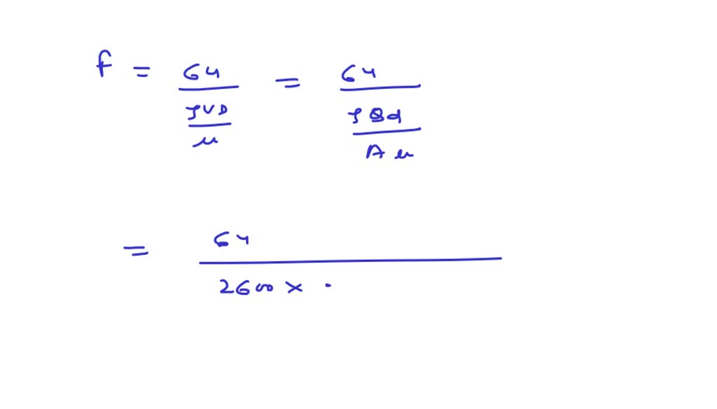 Solved A Liquid With A Specific Gravity Of And A Viscosity Of Cp Flows Through A Smooth