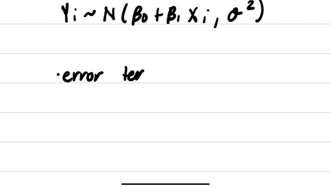 in-the-regression-model-y_ibeta_0beta_1-x_iepsilon_i-quad-epsilon-sim-nleft0-sigma2right-which-of-the-following-correctly-describes-the-distribution-of-boldsymboly_boldsymboli-y_i-sim-nleftbeta_1-frac