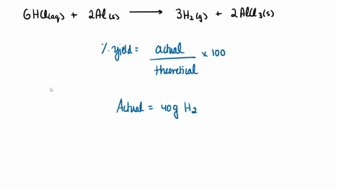 6hclaq-2als-3h2g-2alcl3s-if-174103-grams-of-hclaq-reacts-with-an-excess-of-als-to-produce-400-grams-of-h2g-what-is-the-percent-yield-of-the-reaction-a-359-b-712-c-832-d-214-e-851-24537