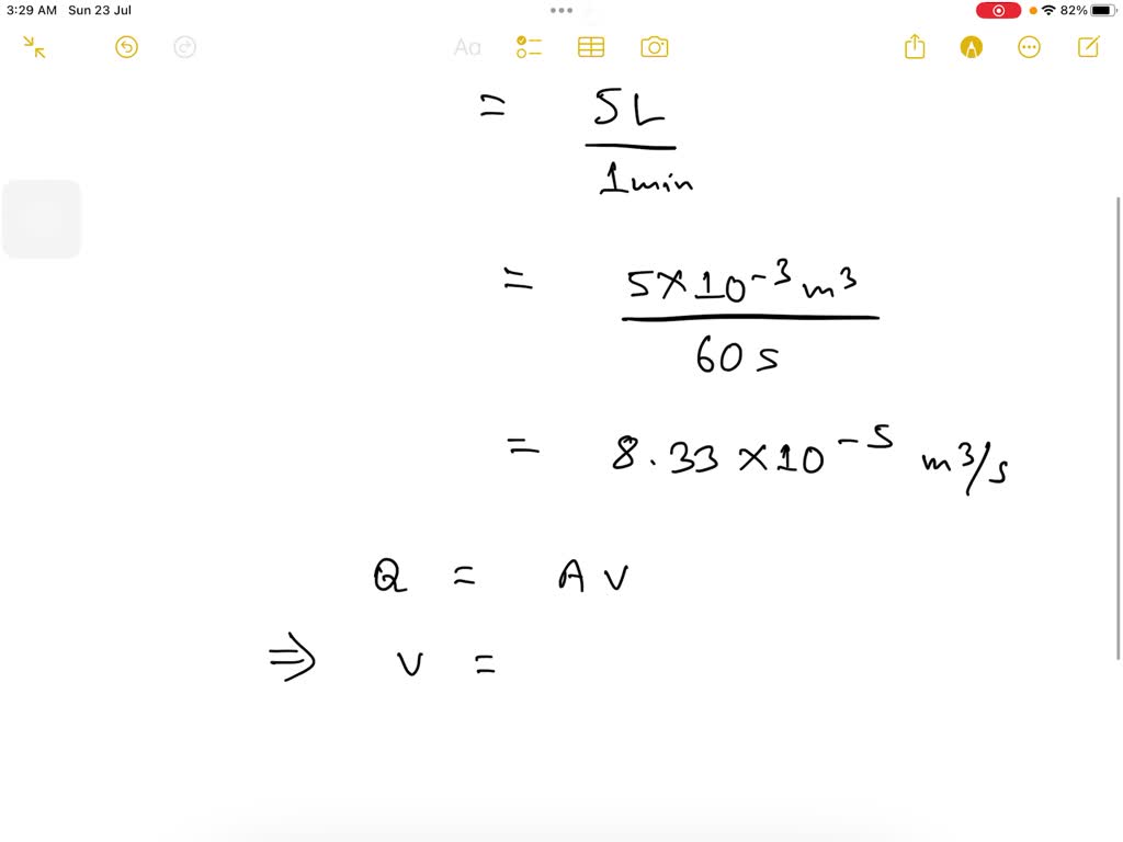 SOLVED A patient’s heart pumps 5.00 L of blood per minute into the