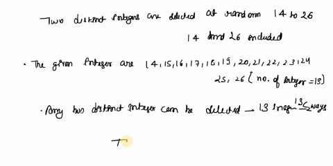 question-points-cante-two-dcenct-0-herent-ntrter-eolected-afrandom-hom-14l0-26-t4-and-26-jre-included-whet-isthc-probnbihty-that-tnc-sum-ttha-two-numbers-eoven-caulion-you-huve-to-wnte-youe-25535