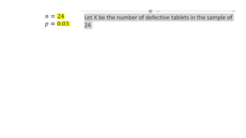 a-pharmaceutical-company-receives-large-shipments-of-ibuprofen-tablets-and-uses-this-acceptance-sampling-plan-randomly-select-and-test-24-tablets-then-accept-the-whole-batch-if-there-is-at-m-24947