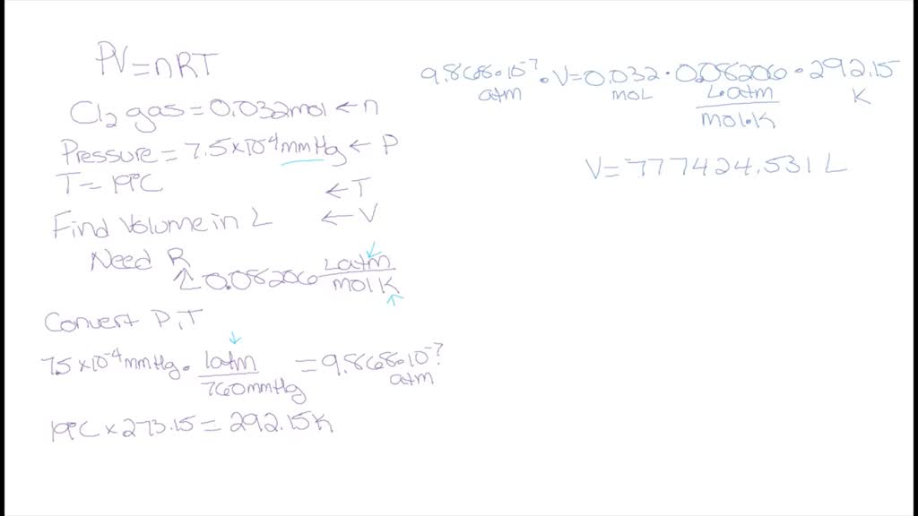 SOLVED Gaseous chlorine, Cl2, used in water purification, is a dense