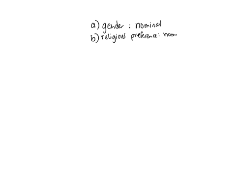 texts-2-identify-the-measurement-scale-ie-nolr-nominal-ordinal-interval-or-ratio-for-each-of-the-following-variables-a-gender-of-a-child-b-religious-preference-of-an-individual-c-the-rank-of-85758