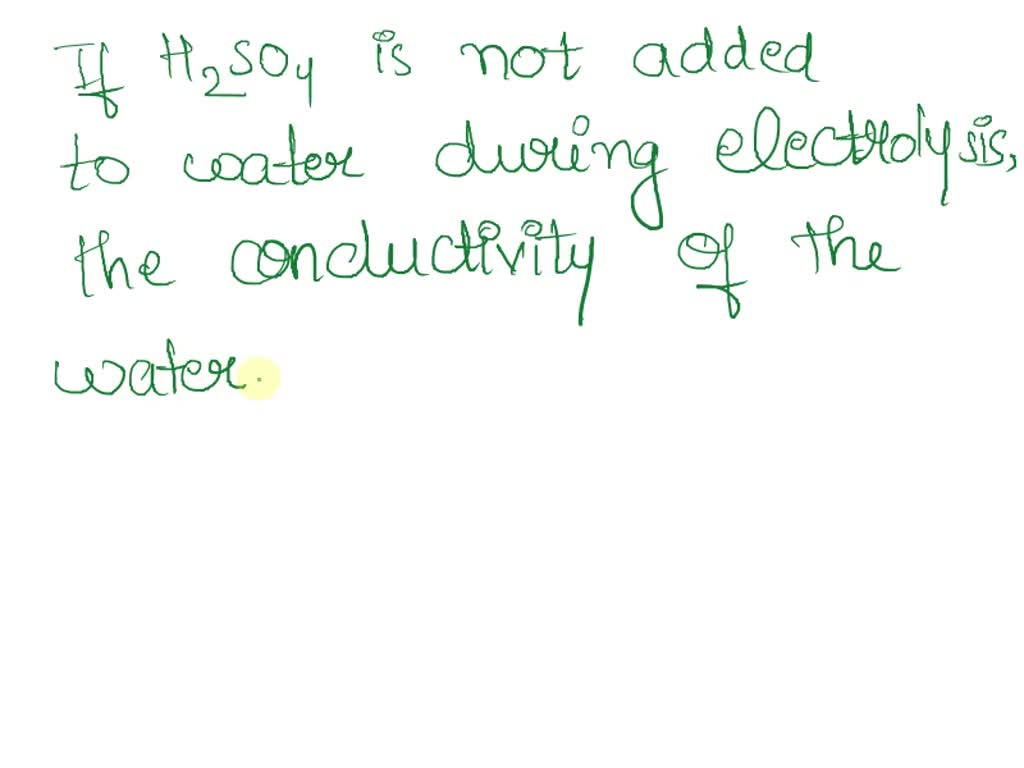SOLVED What happens if dilute H2SO4 is not added to water in the