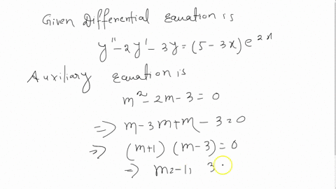 consider-the-differential-equation-y-2y-3y-5e2x-3xe2x-a-find-the-complementary-solution-yc-b-find-a-particular-solution-yp-by-using-the-method-of-undetermined-coecients-c-write-down-the-gene-09604
