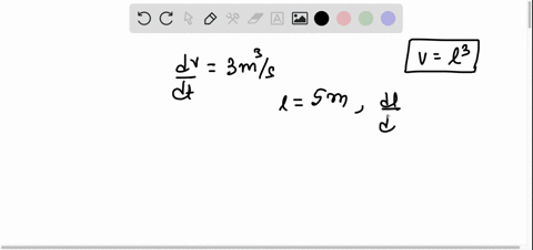 the-volume-of-a-cube-decreases-at-a-rate-of-3-m-sec-find-the-rate-at-which-the-side-of-the-cube-changes-when-the-side-of-the-cube-is-5-m-90598