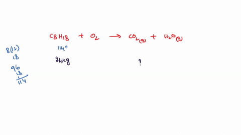 the-combustion-of-gasoline-produces-carbon-dioxide-and-water-assume-gasoline-to-be-pure-octane-c8h18-and-calculate-how-many-kilograms-of-carbon-dioxide-are-added-to-the-atmosphere-per-24-kg-82305