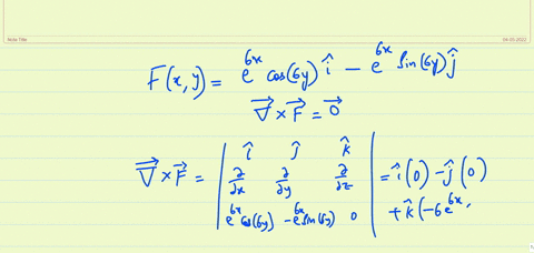 determine-whether-fxy-e-6c-cos-6x-6yi-e-sin-6yj-is-a-conservative-vector-field-if-so-find-a-potential-function-for-it-f-is-a-conservative-vector-field-potential-function-oxy-6-e6z-cos6-y-k-x-55485