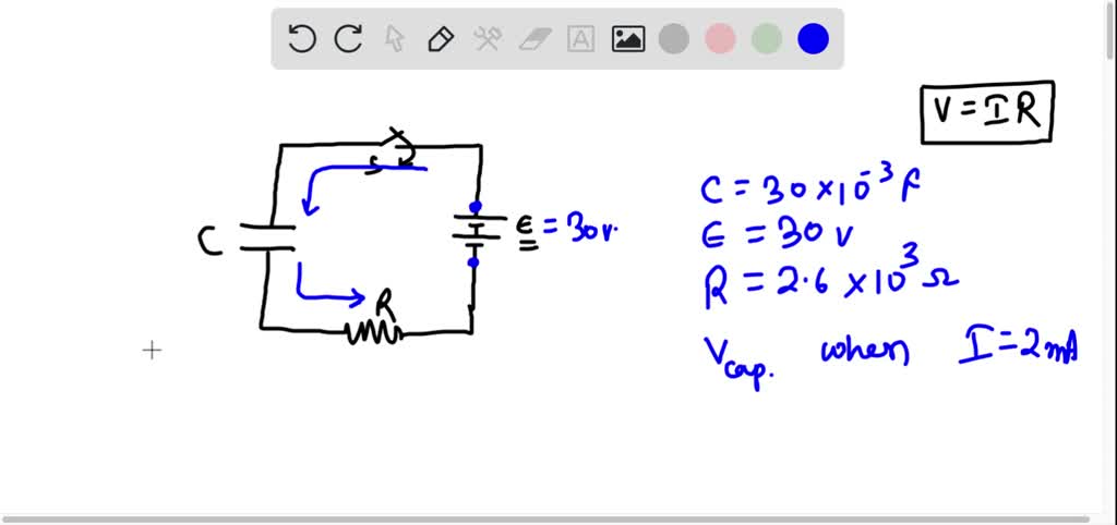 SOLVED 9 An Initially Uncharged 2200 UF Capacitor Is Hooked Up As 