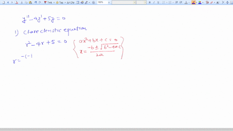 find-the-general-solution-of-the-linear-homogenous-differential-equation-y-4y-5y-0-a-y-c1e2x-cos-x-c2e2xsin-x-b-y-c1ex-c2e5x-c-y-c1ex-cos-2x-c2ex-sin2x-d-y-c1-e-x-cos-2x-c2e-2x-sin2x-43037