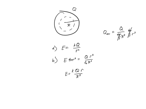 a-solid-sphere-of-radius-r-50-cm-is-made-of-non-conducling-material-and-carries-total-negalive-charge-q-12-c-the-charge-is-uniformly-distributed-throughout-the-volume-of-the-sphere-cm-10-use-68844