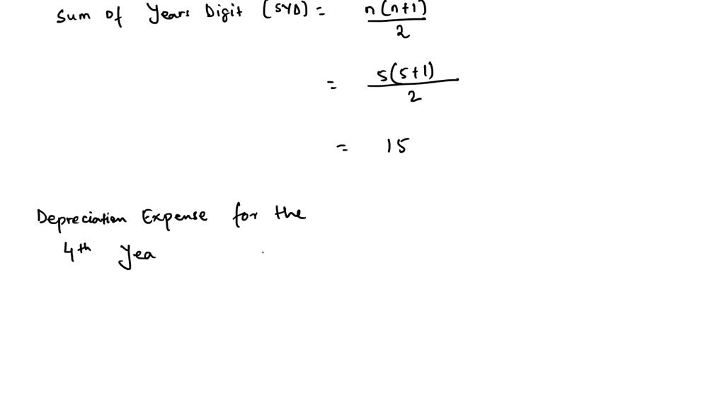 SOLVED: The Estimated Life Of An Asset Is 13 Years. Use The Sum-of-the ...