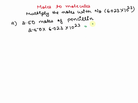 how-many-molecules-are-contained-in-each-of-the-following-number-of-moles-a-25-mol-of-penicillin-molecules-b-025-mol-of-nh-3-molecules-c-040-mol-of-sugar-molecules-d-553-mol-of-acetaminophen-19285