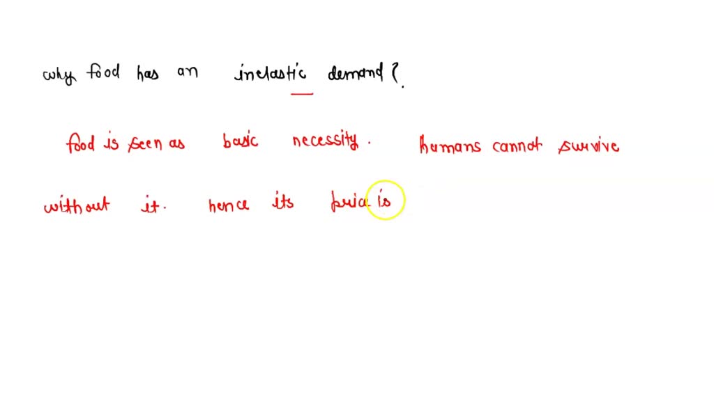 SOLVED Why is a more narrowly defined goods (pizza) likely to have a