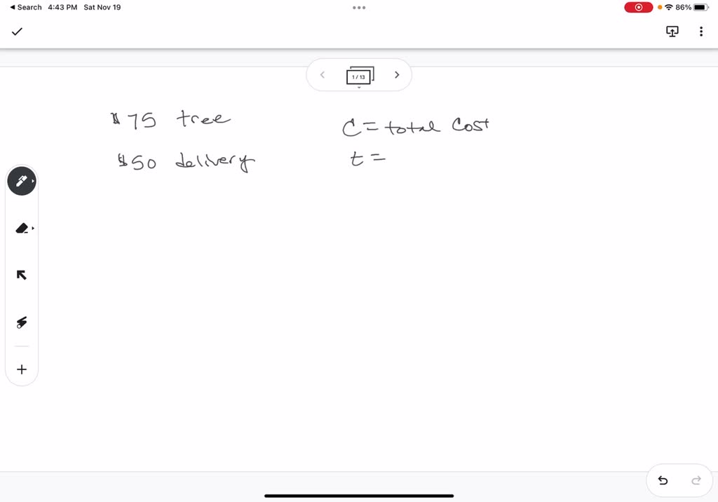 SOLVED: A tree farm charges 75.00 for a 5 - foot orange tree and50.00 ...