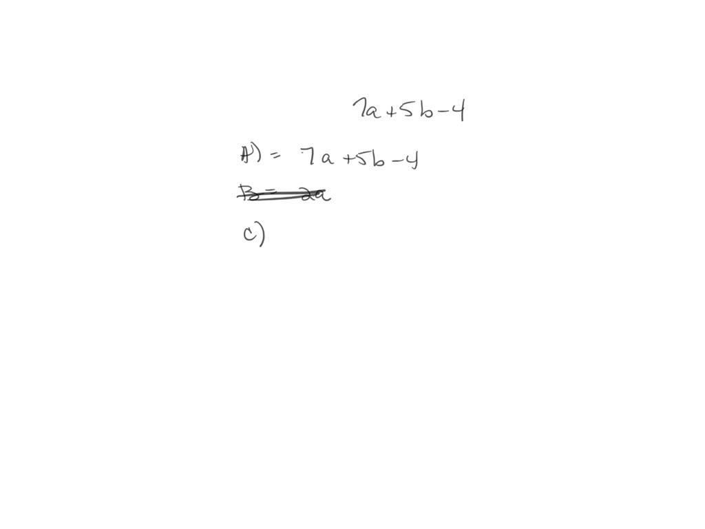 SOLVED: A farmer owns a triangular field with a perimeter of 7a + 5b ...