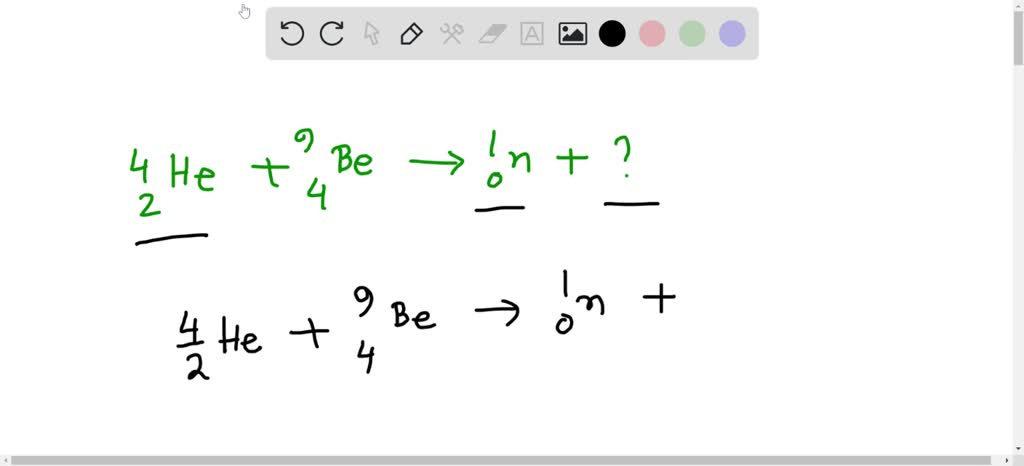 SOLVED: When atoms of beryllium-9 are bombarded with alpha particles ...