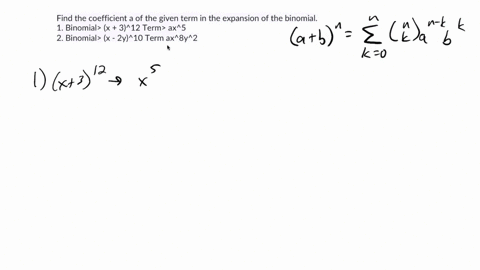 find-the-coefficient-a-of-the-given-term-in-the-expansion-of-the-binomial-1-binomial-x-312-term-ax5-2-binomial-x-2y10-term-ax8y2-61518