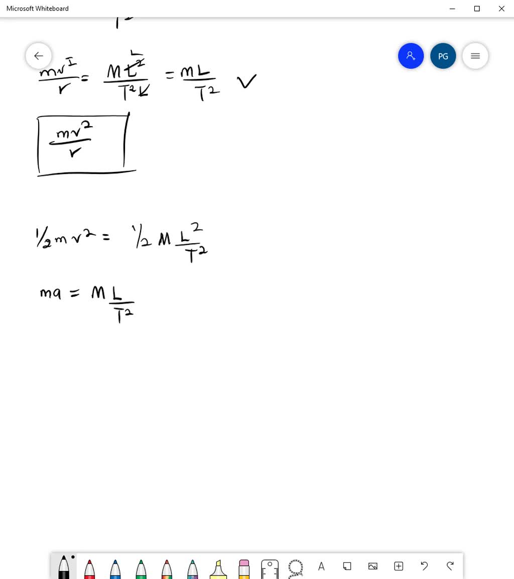 SOLVED Which one of the quantities below has dimensions equal to MLT2