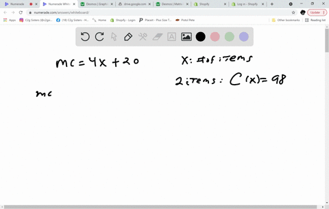 if-the-monthly-marginal-cost-function-for-a-product-is-mc-4x-20-ad-the-cost-of-producing-2-units-is-98-find-the-total-cost-function-cx-for-the-product-01-201-20f-20f-50-21746