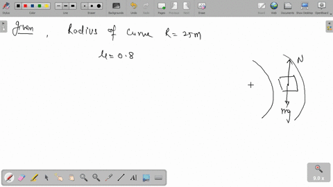 what-is-the-maximum-speed-at-which-a-car-can-round-a-curve-of-25-mathrmm-radius-on-a-level-road-if-t-05353