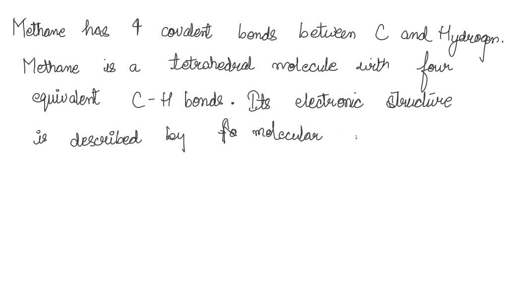 SOLVED: 'Methane (CH4) is a gas that is found in small quantities in